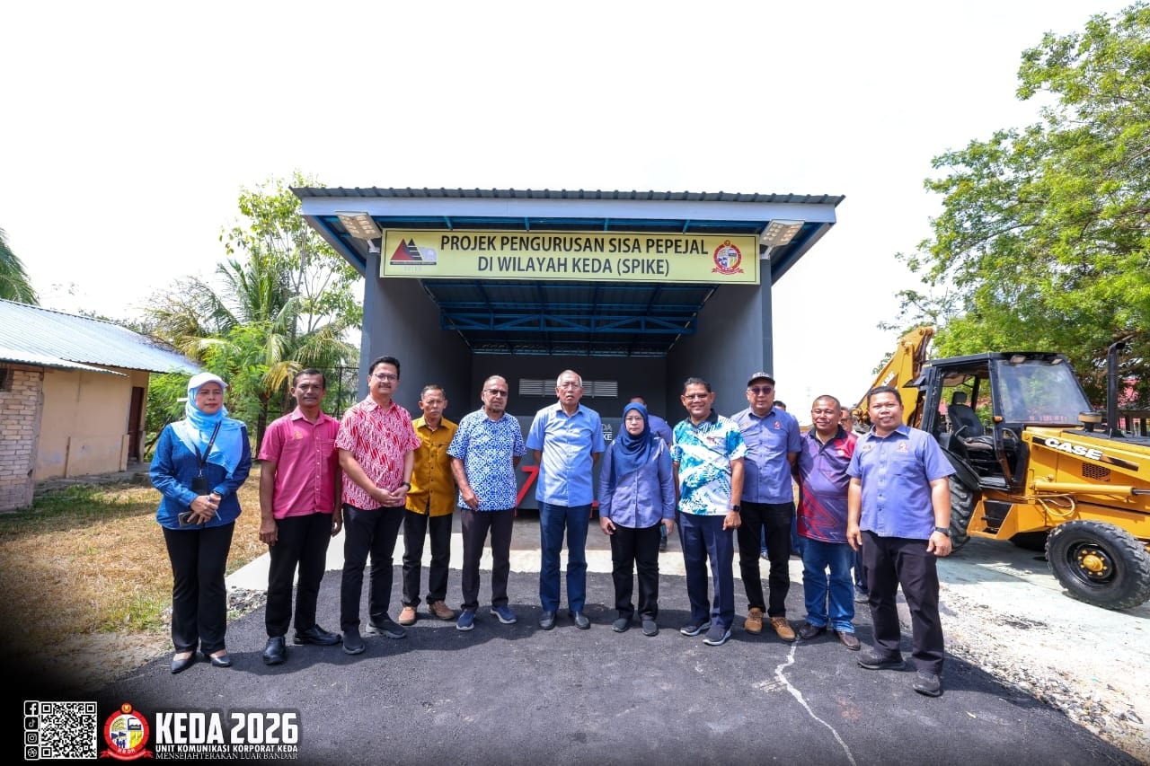 KEDA PERUNTUK RM2.5 JUTA BINA 40 RUMAH SAMPAH DI DESA KEDA